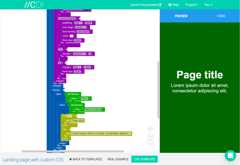 CodeDragon | Aprende fácilmente HTML y CSS con este editor de código online