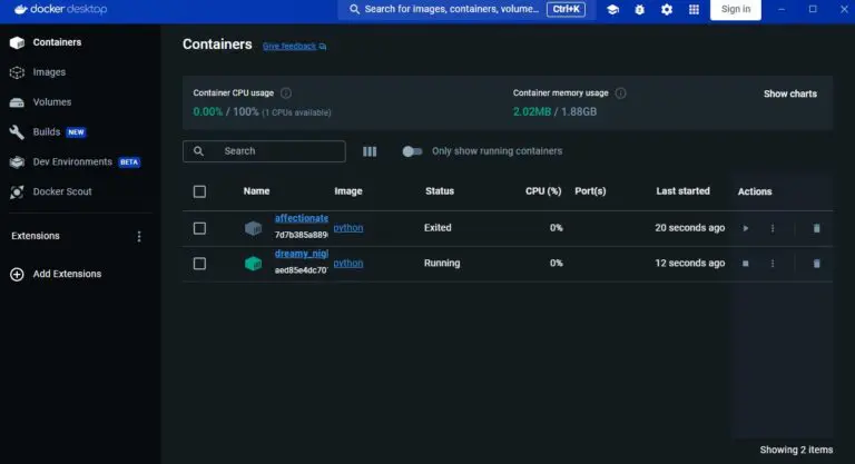 Ver contenedores de Docker | Comandos y explicación
