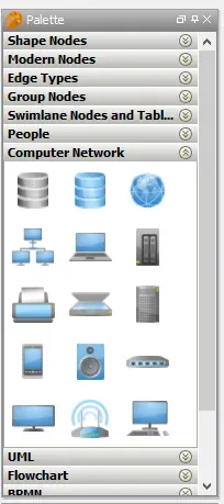 LAN network icons