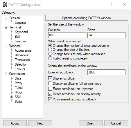 Putty | Haz SSH, Telnet o conecta por consola todo en un solo programa