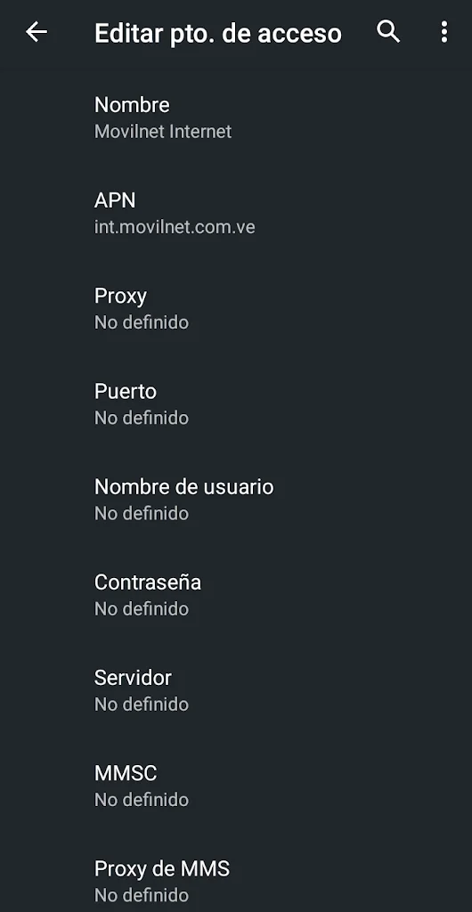 ¿Cómo configurar APN de Movilnet para navegar con datos?