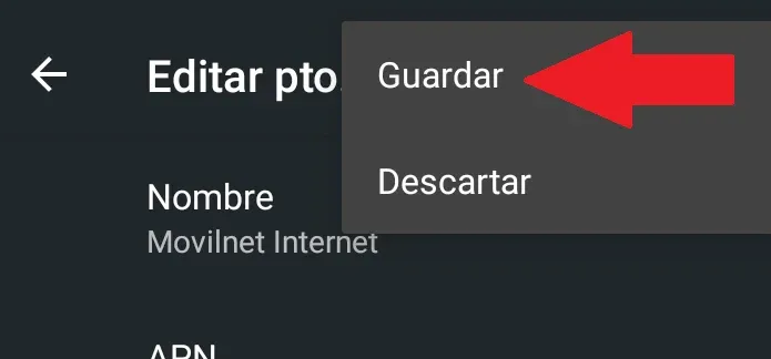 Configurar APN Android