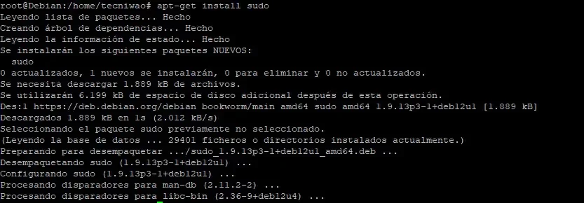 ¿Cómo Instalar sudo en Debian 12?