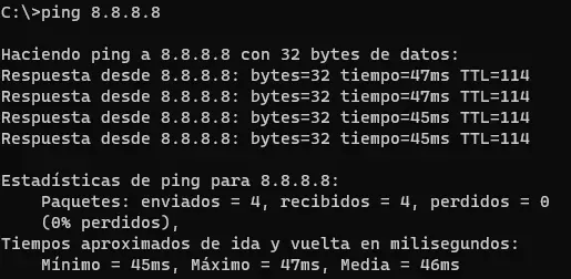 comando ping