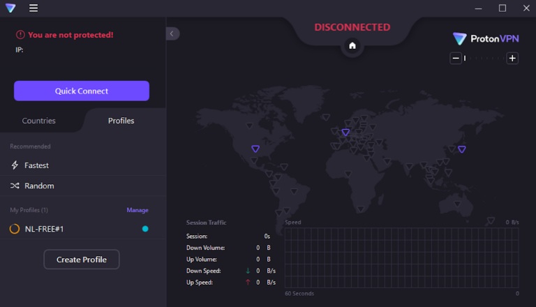 VPN Gratuita con capacidades de Tor y Torrent - ProtonVPN Venezuela
