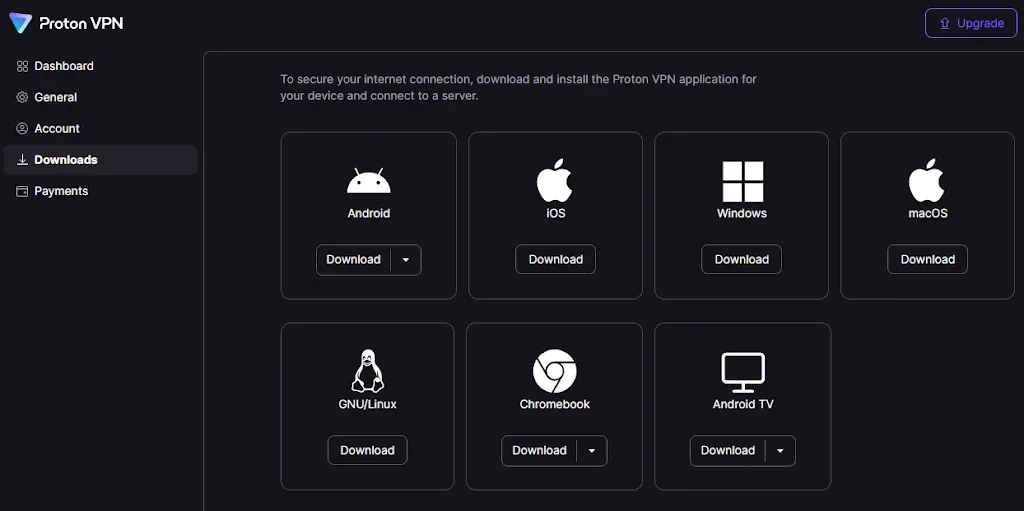descarga gratis de ProtonVPN