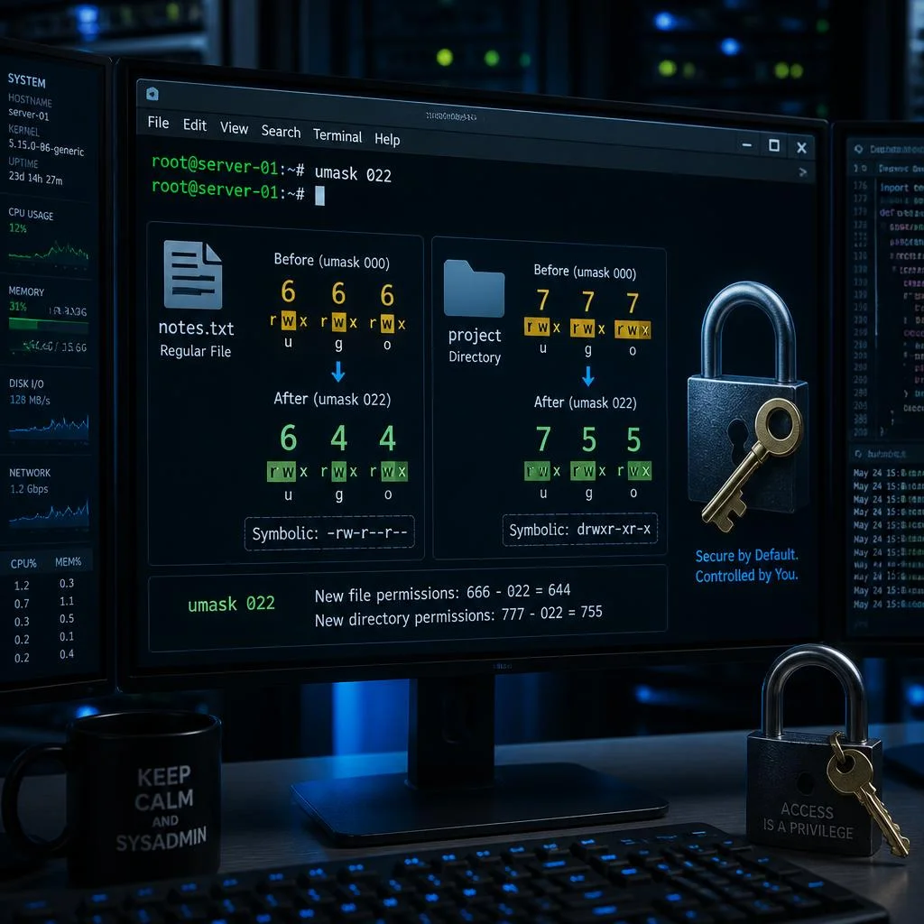 Guía Completa de Umask en Linux: Permisos de Archivos por Defecto Explicados