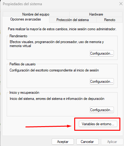 Psexec variables de entorno