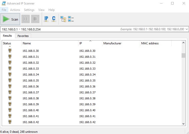 Advanced IP Scanner