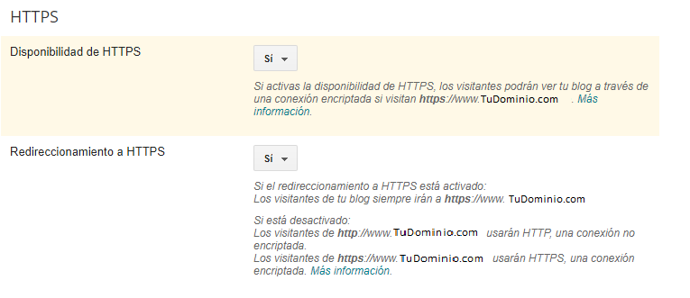 Como Habilitar HTTPS en Blogger