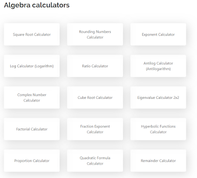 OmniCaculator - Algebra