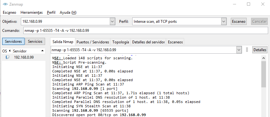 Nmap - Análisis de tipo de sistema operativo.